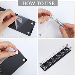 Акриловый держатель для бокалов с 6 отверстием&nbsp;ODIS-WH20001-01C