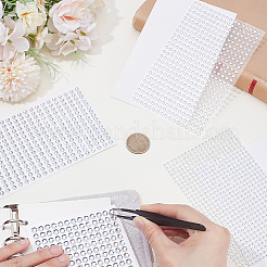 4 feuille de 4 styles d'autocollants nacrés acryliques pour loisirs créatifs&nbsp;DIY-SP0002-64B