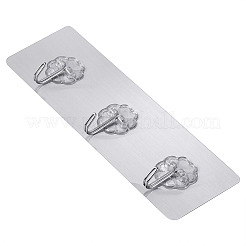 Perchas de pared acrílicas autoadhesivas&nbsp;AJEW-TADJ0001-09A-01