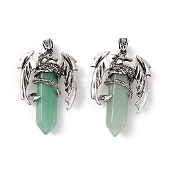 Большой остроконечный кулон из натуральных смешанных камней&nbsp;FIND-E023-02AS