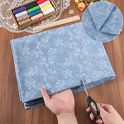 Polycotton-Stoffe mit Blumenmuster&nbsp;DIY-WH0128-90A