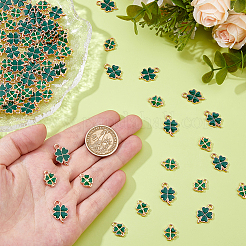 100шт 2 стиля подвески из сплава с эмалью&nbsp;ENAM-DC0002-06