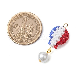 Подвески из стеклянных бусин в виде воздушных шаров&nbsp;PALLOY-MZ00640