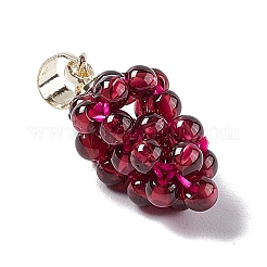 Natürliche Granat-Cluster-Anhänger&nbsp;X-G-G928-01LG