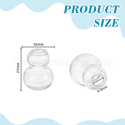 Прозрачные стеклянные бутылки для контейнеров для бусин&nbsp;AJEW-WH0596-151C