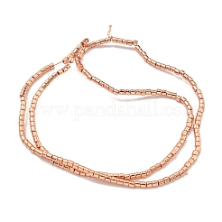 Fili di perline di ematite sintetica non magnetica elettrolitica&nbsp;G-I360-D01-03