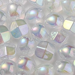 Placage uv perles acryliques transparentes lumineuses&nbsp;OACR-P010-01A