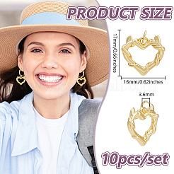 Латунные подвески с покрытием 10шт&nbsp;KK-GO0002-32