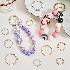 30 шт. 6 стиля железных разъемных колец&nbsp;IFIN-SP0001-20B