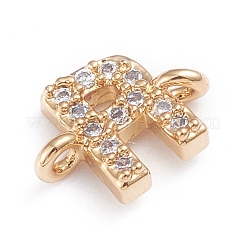 Maglie in ottone micro pavé di zirconi cubici&nbsp;X-ZIRC-I042-16G-R