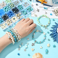 DIY Schmuckherstellungssets mit Ozeanmotiven&nbsp;DIY-YW0010-95