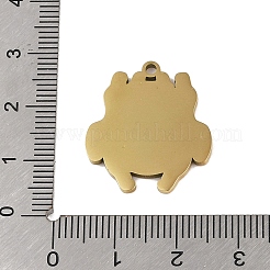 201 Edelstahlanhänger&nbsp;STAS-C095-14G