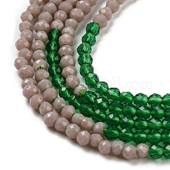 Прозрачный градиент цвета стеклянные бусины пряди&nbsp;LS-GLAA-H021-01A-44