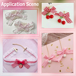 280 шт. 4-х цветные аксессуары для костюмов из полиэстера ручной работы&nbsp;DIY-SP0004-97