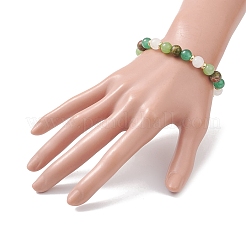 Браслеты из натуральных смешанных круглых бусин из драгоценных камней для женщин&nbsp;BJEW-JB12631-02