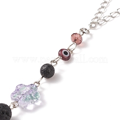 Ручная работа лэмпворк подвеска от сглаза&nbsp;HJEW-JM00710