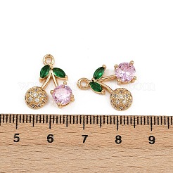 Colgante micropavé cubic zirconia de latón&nbsp;KK-C115-03A-01G