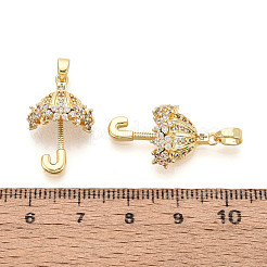 Colgante micropavé cubic zirconia de latón&nbsp;KK-T073-53G