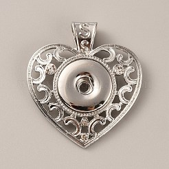 Подвески со стразами из сплава&nbsp;FIND-WH0150-12P