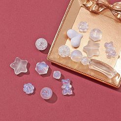 9 стиль прозрачных и непрозрачных акриловых бусин&nbsp;OACR-FS0001-11