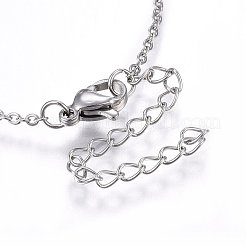 Collana con pendente in ottone con zirconia cubica&nbsp;NJEW-L146-07