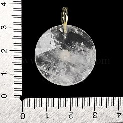 Ограненные подвески из натуральных кристаллов кварца&nbsp;G-A287-02G-01