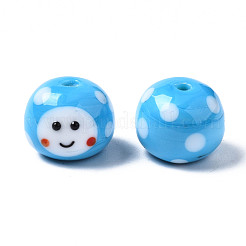 Бусины ручной работы ухабистой бисер нитей&nbsp;LAMP-Q031-009C