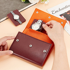 Портативные сумки для хранения часов из искусственной кожи ABAG-WH0048-20B