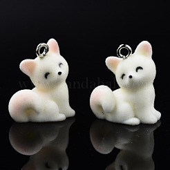 Кулоны из флокированной смолы&nbsp;RESI-N032-14