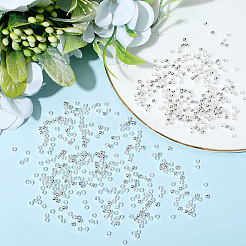 1400шт латунные обжимные бусины&nbsp;KK-BBC0022-06B-S