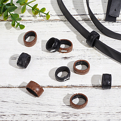 20 anneau de ceinture en cuir de vache 2 couleurs&nbsp;DIY-GF0013-20B