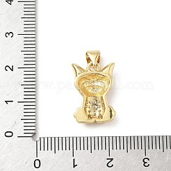 Латунные микро проложить кубического циркония подвески&nbsp;KK-D426-06G