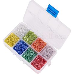 Gemischte 12/0 runde Glasperlen Perlen&nbsp;SEED-PH0006-2mm-05