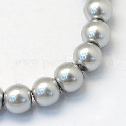 Perles de verre nacrées cuites au four&nbsp;X-HY-Q330-8mm-34