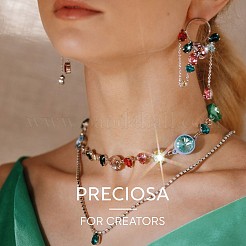 Preciosa® Maxima Kristall runde Steine&nbsp;X-PRC-RASS29-20050