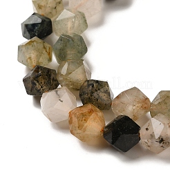 Naturale perle di quarzo rutilato fili&nbsp;G-K382-A02-02