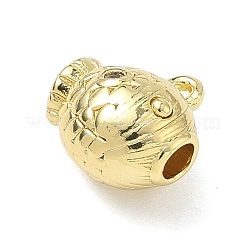 Pendenti in zirconi cubici trasparenti in micro pavè di ottone&nbsp;KK-I476-04G