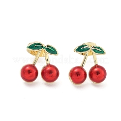 Серьги-гвоздики из латуни&nbsp;LS-EJEW-Q017-01A-G