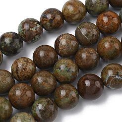 Естественный зеленый опал бисер нитей&nbsp;G-K365-F04-14mm