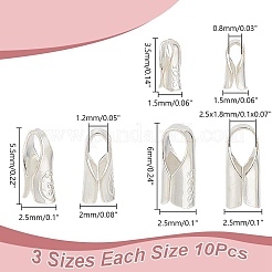 3 стиль 925 наконечник шнура из стерлингового серебра&nbsp;STER-PH0002-45