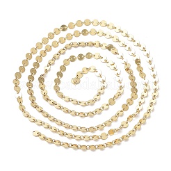 Chaînes à maillons ronds plats remplies d'or jaune&nbsp;CHC-M023-18G