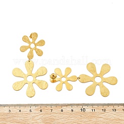 Серьги-гвоздики из нержавеющей стали 304 для женщин&nbsp;EJEW-K268-12D-G