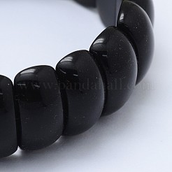 Perles naturelles obsidienne étirer bracelets&nbsp;BJEW-I265-B04