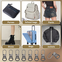 24 шт. съемные литые бегунки-молнии&nbsp;FIND-FG0005-10B