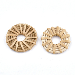 Handgemachte geflochtene Verbindungsringe aus Schilfrohr / Rattan&nbsp;X-WOVE-T005-14A