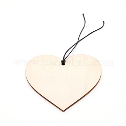 Подвесные украшения из натурального дерева&nbsp;DIY-WH0204-05