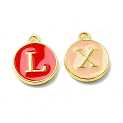 (распродажа с дефектом) подвески из сплава эмали с платиновым и позолоченным покрытием&nbsp;ENAM-XCP0001-42PG