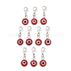 10 шт. подвеска-лэмпворк ручной работы от сглаза&nbsp;HJEW-JM04170-02