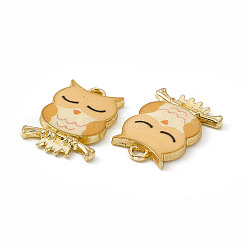 Pendentifs en alliage peint&nbsp;LS-PALLOY-P288-01G-03