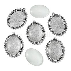 Набор для изготовления пустых подвесок из сплава в тибетском стиле своими руками&nbsp;DIY-FS0005-80B